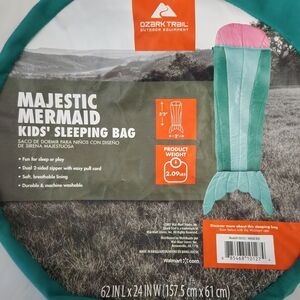 Ozark Trail Kids Mermaid Sleeping Bag